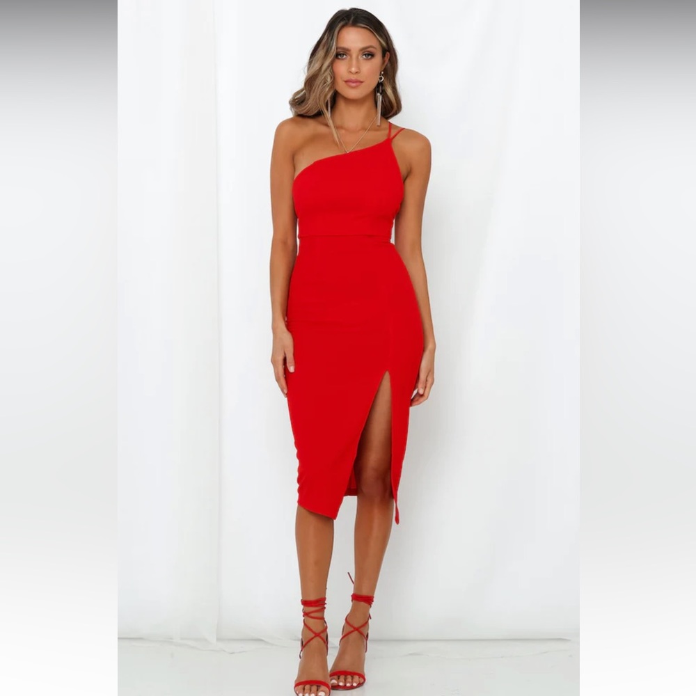 Hello Molly Taking it back red dress.